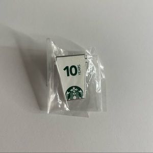 Starbucks 10 Year Anniversary Partner Pin